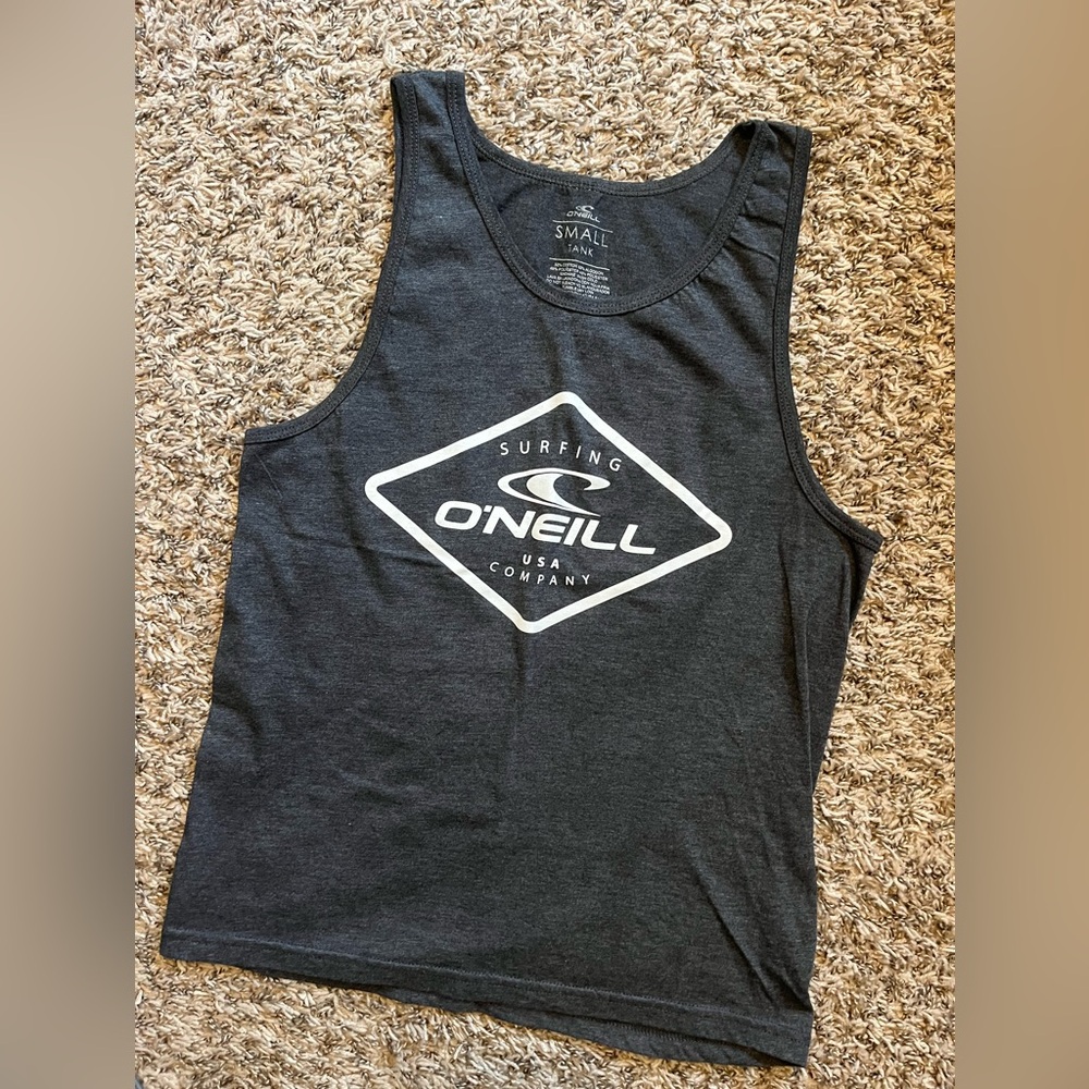 O'Neill Surfing Charcoal Gray Tank Top - Men’s Small